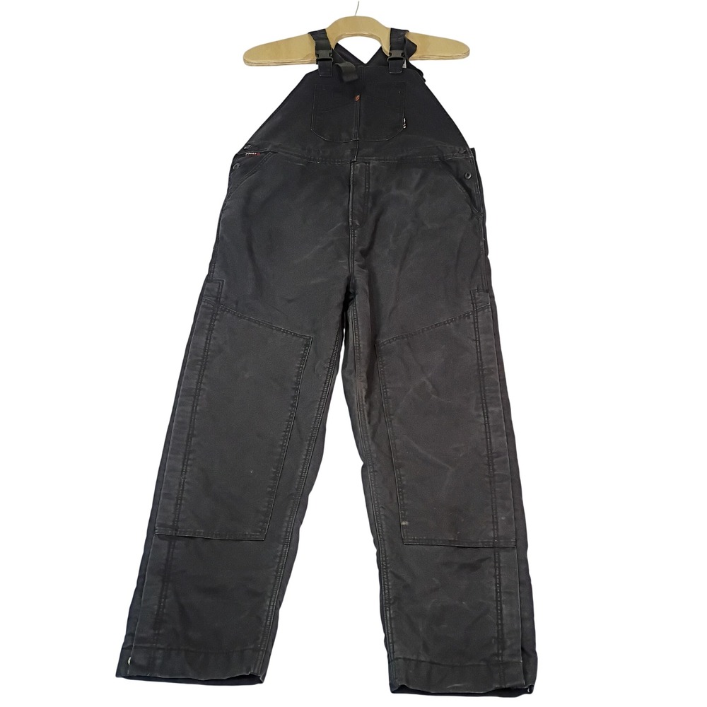 Ariat FR Work Insulated Bib Overalls Mens XL-34 Black Flame Resistant CAT 4